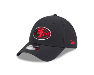 New Era Men's NFL San Francisco 49ers '25 3930 Night Flex Hat black