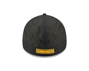 New Era Men's NFL Washington Commanders '25 3930 Night Flex Hat black