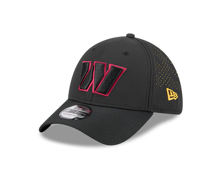 New Era Men's NFL Washington Commanders '25 3930 Night Flex Hat black