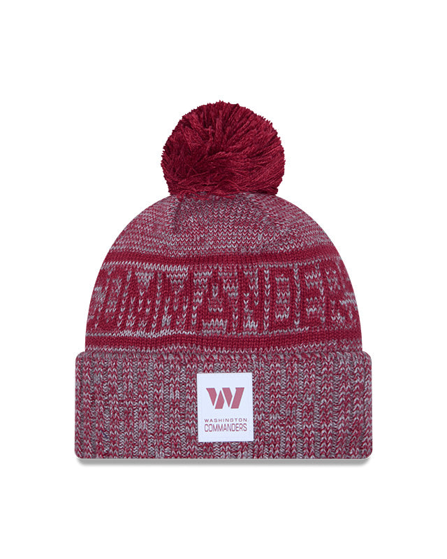 New Era Men's NFL Washington Commanders Sideline '25 Sport Pom Knit Toque Red 