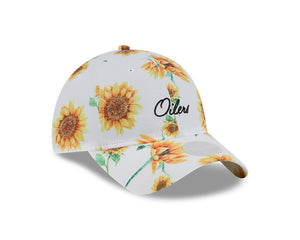 New Era Men's NHL Edmonton Oilers 920 Sunflower Hat white yellow