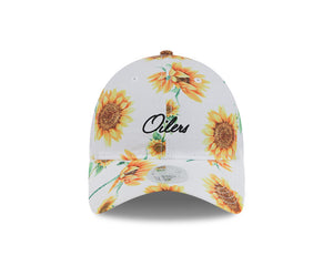 New Era Men's NHL Edmonton Oilers 920 Sunflower Hat white yellow