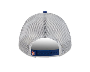 New Era Men's NHL Edmonton Oilers 940 M-Crown A-Frame Sock Hat Blue/Orange white