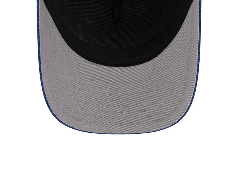 New Era Men's NHL Edmonton Oilers 940 M-Crown A-Frame Sock Hat Blue/Orange white
