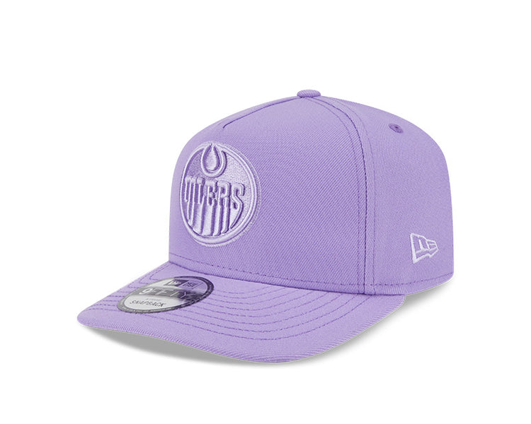 New Era Men's NHL Edmonton Oilers 950 Color Pack Hat purple