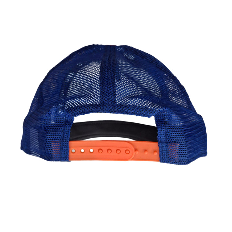 New Era Men's NHL Edmonton Oilers 950 A-Frame Banner Hat White/Blue