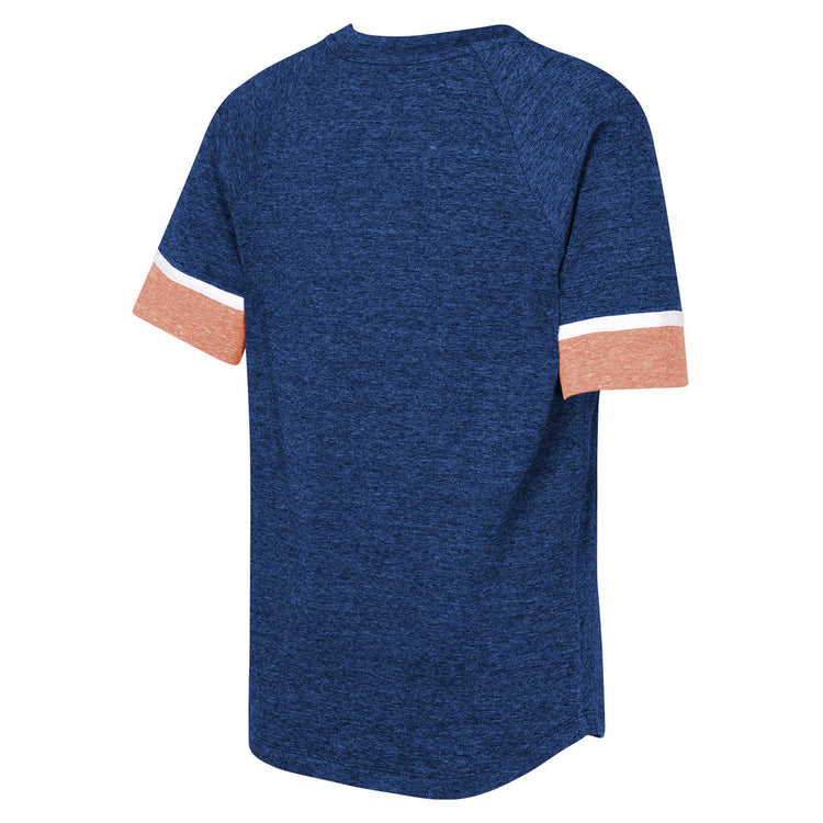 NHL Branded Girl's Edmonton Oilers Conqueress T-Shirt blue