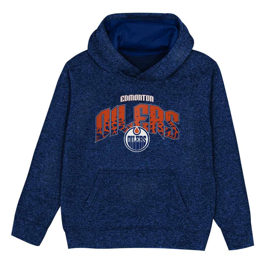NHL Branded Kids Edmonton Oilers Forerunner Hoodie blue