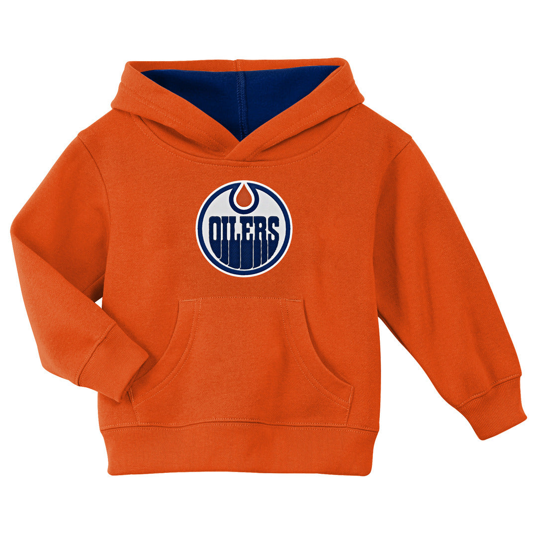 NHL Branded Toddler Edmonton Oilers Prime Hoodie Orange