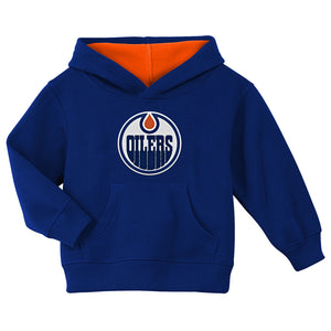 NHL Branded Toddler Edmonton Oilers Prime Hoodie Blue