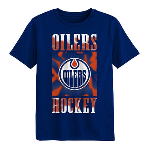 NHL Branded Toddler Edmonton Oilers Garage Hero T-Shirt blue