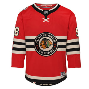 NHL Branded Youth Chicago Blackhawks Connor Bedard Winter Classic Jersey 2025 Red 1