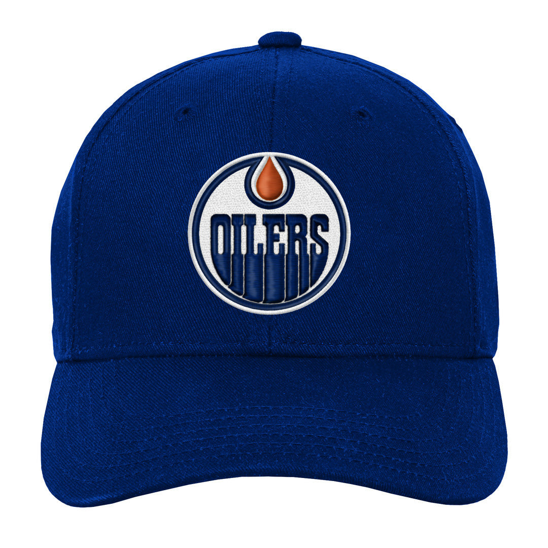 NHL Branded Youth Edmonton Oilers Flex Hat Blue