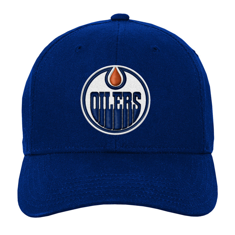 NHL Branded Youth Edmonton Oilers Flex Hat Blue