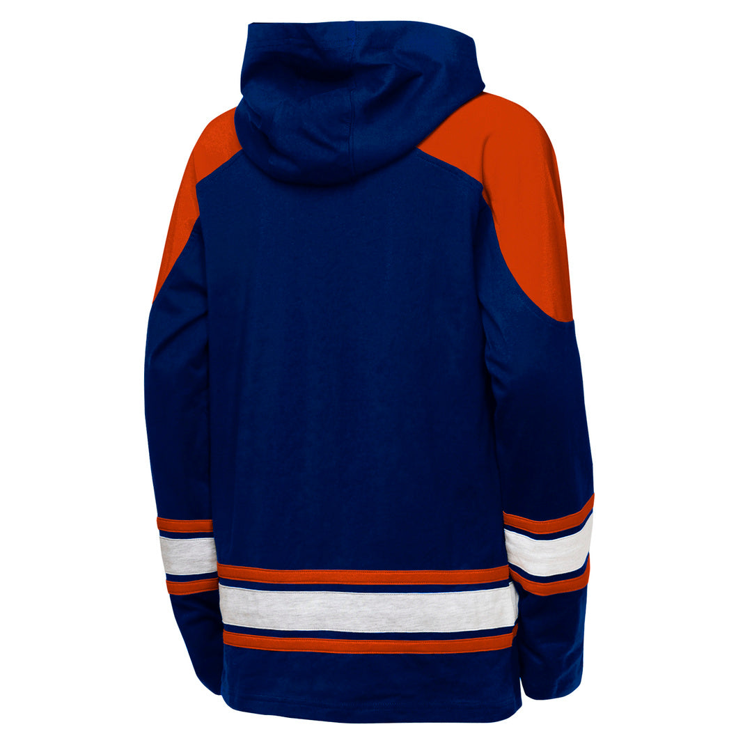 NHL Branded Youth Edmonton Oilers Gear Up Fashion Hoodie blue