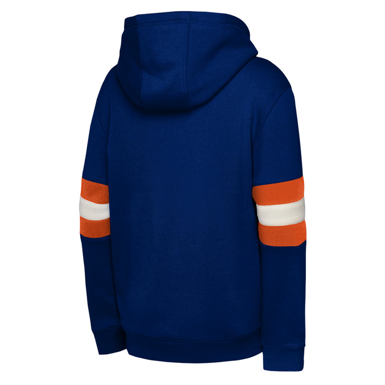 NHL Branded Youth Edmonton Oilers Modern Fan Full-Zip Hoodie blue