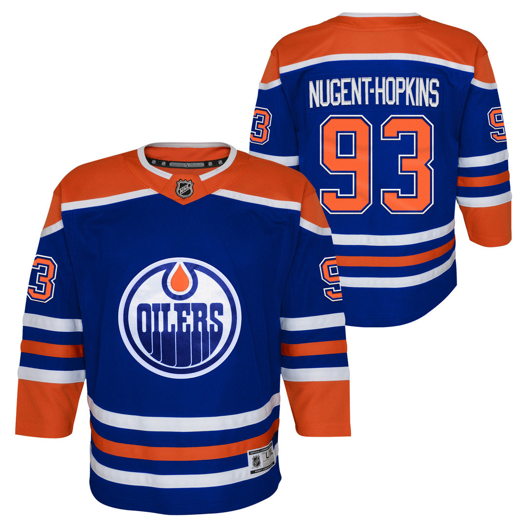 NHL Branded Youth Edmonton Oilers Ryan Nugent-Hopkins Home Jersey Blue