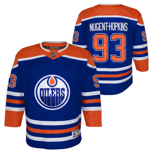 NHL Branded Youth Edmonton Oilers Ryan Nugent-Hopkins Home Jersey Blue