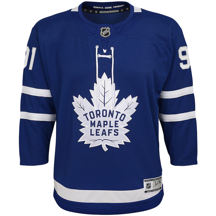 NHL Branded Youth Toronto Maple Leafs John Tavares Home Jersey blue
