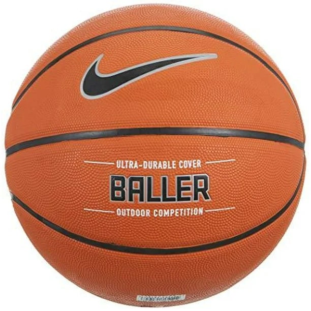 Nike Baller 8P Basketball Amber/ Black/ Metallic Silver/ Black