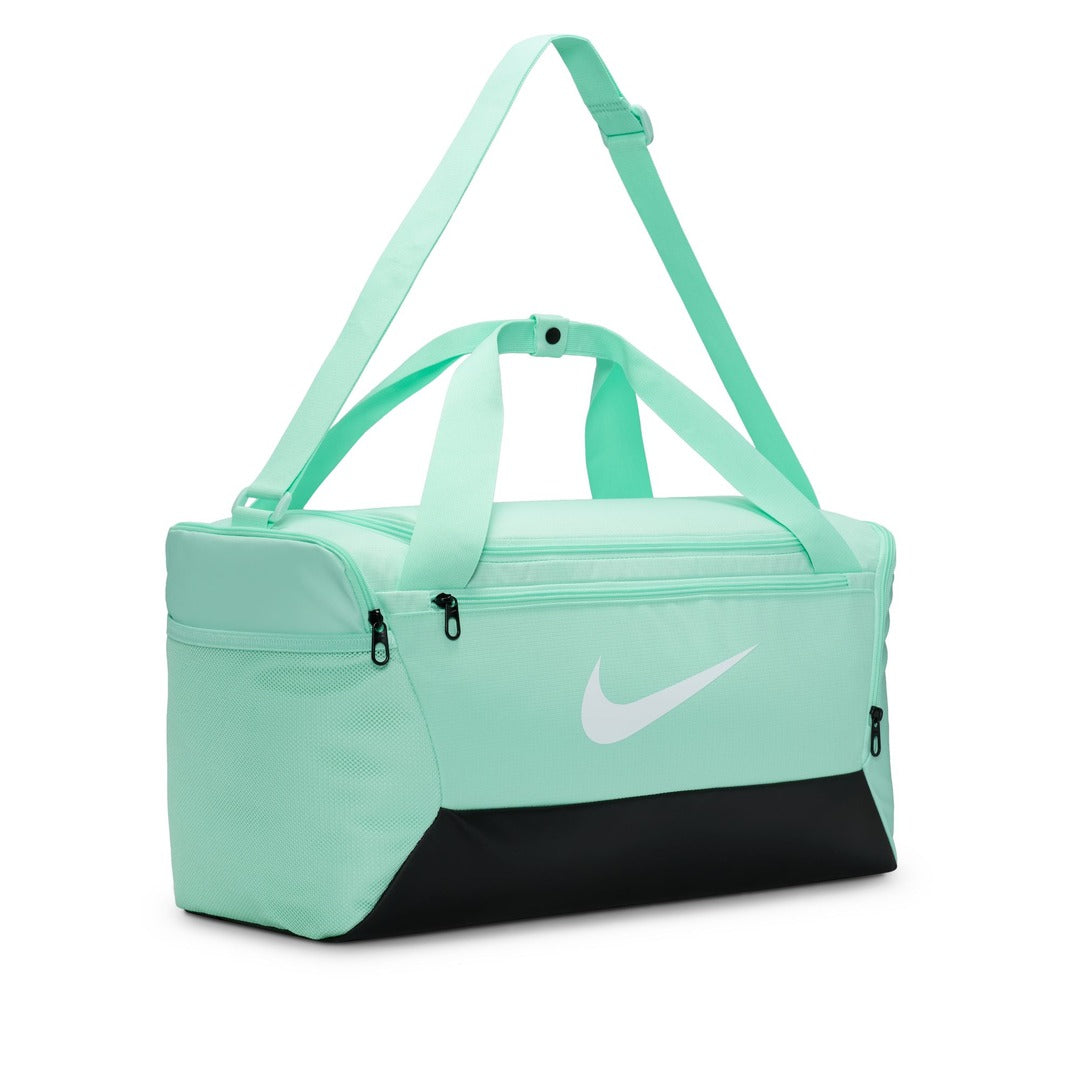 Nike Brasilia 9.5 Duffle Bag Mint Foam green Small 41L 