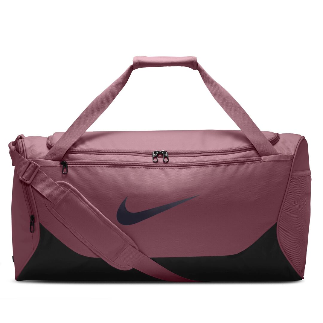 Nike Brasilia Medium Training Duffle Bag pink smoke/ black