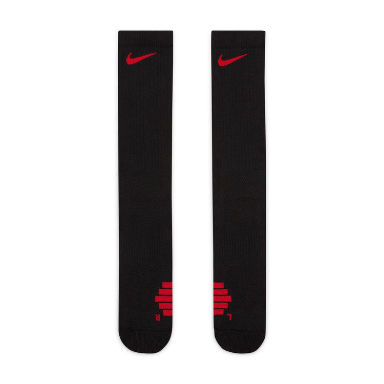 Nike Elite Crew Basketball Socks Black Red