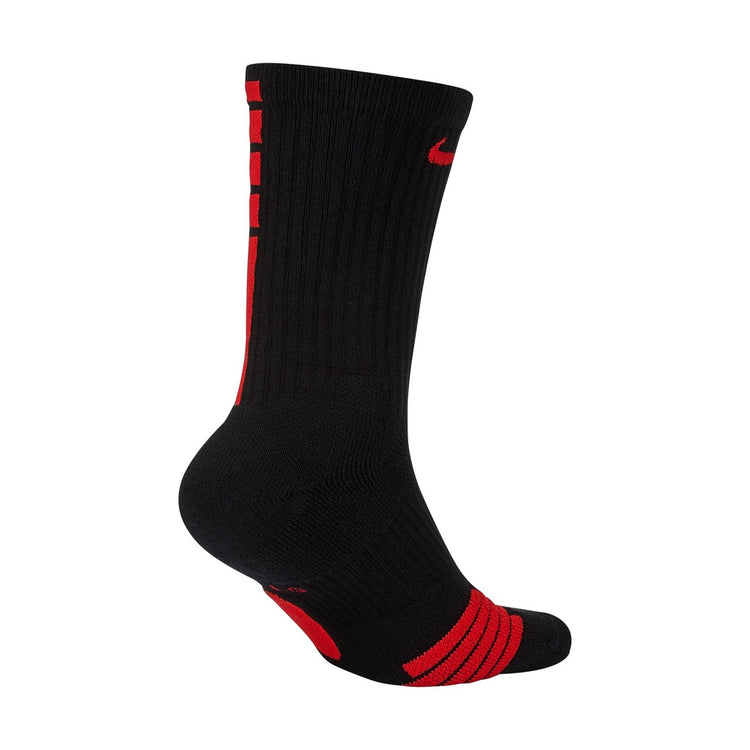 Nike Elite Crew Basketball Socks Black Red