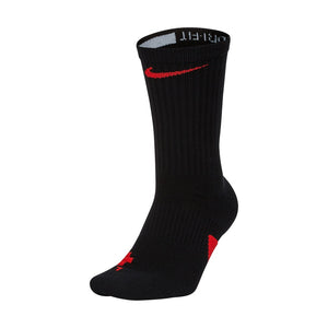 Nike Elite Crew Basketball Socks Black Red