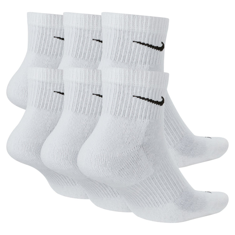 Nike Everyday Plus Cushioned Ankle Socks 6-Pack white
