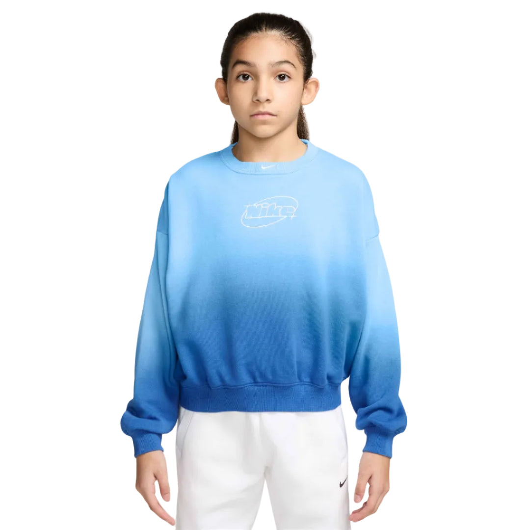 Nike Girls Boxy Crew-Neck Sweatshirt