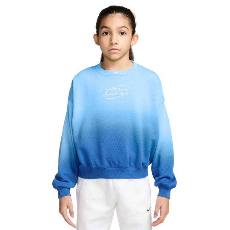Nike Girls Boxy Crew-Neck Sweatshirt