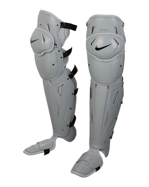 Nike Intermediate Diamond Elite Catcher's Leg Guard grey