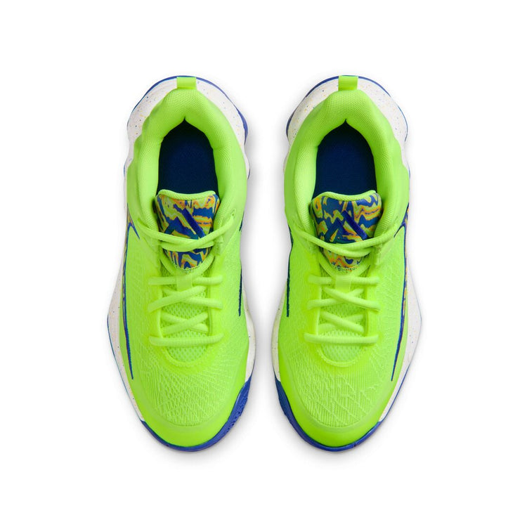Nike Junior Giannis Immortality 4 SE Basketball Shoes ice volt/ multi green/blue