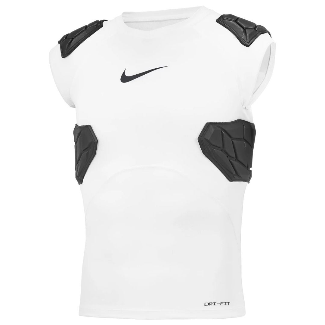 Nike Junior Hyperstrong 4 Pad Football Top white