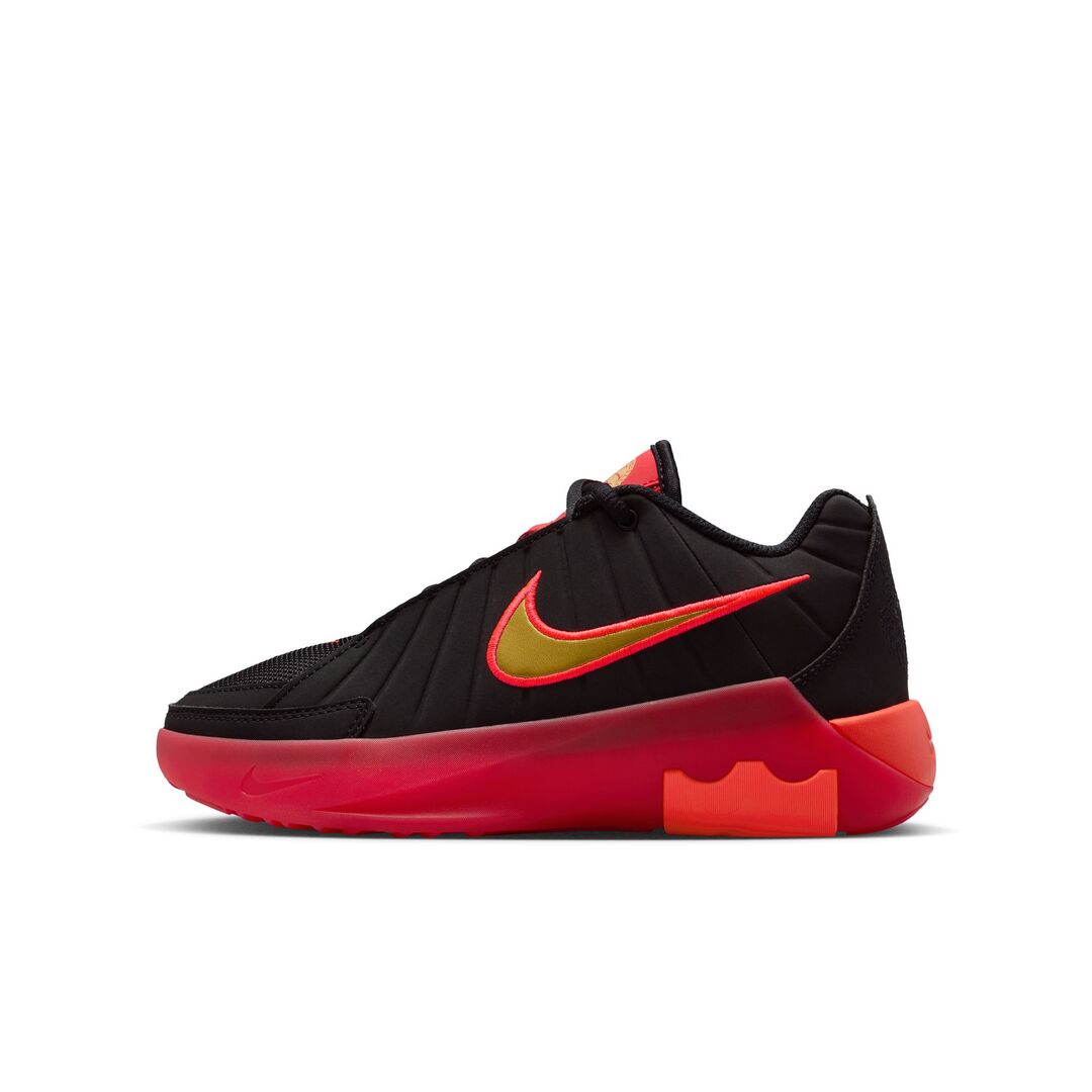 Nike Junior LeBron Witness 9 Basketball Shoes Amarillo yellow black/red