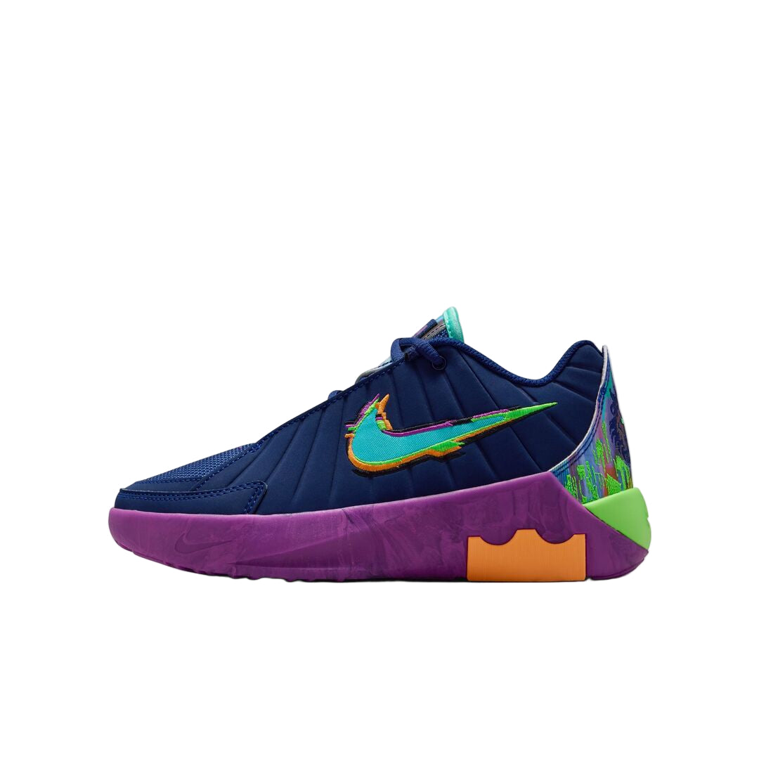 Nike Junior LeBron Witness 9 Basketball Shoes blue void/Turquoise