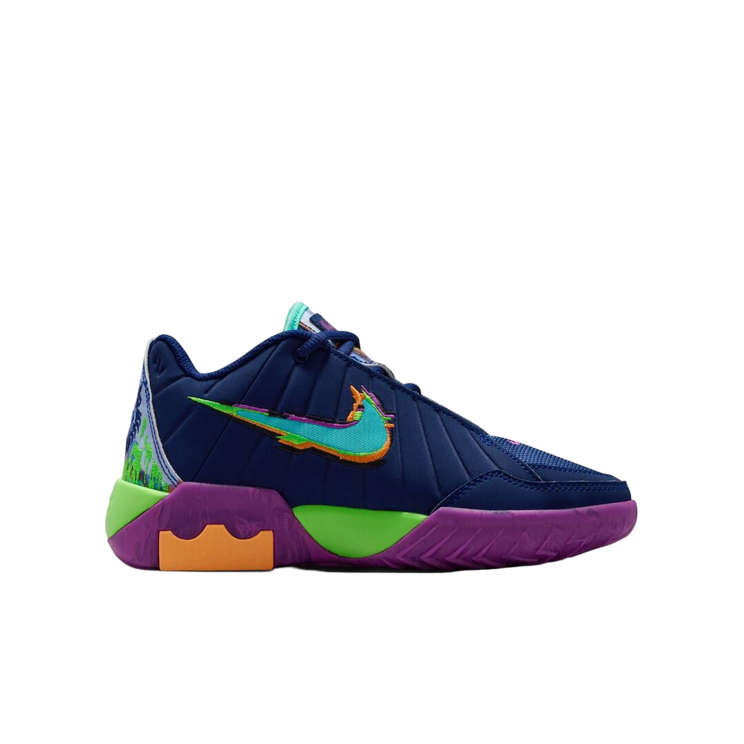 Nike Junior LeBron Witness 9 Basketball Shoes blue void/Turquoise