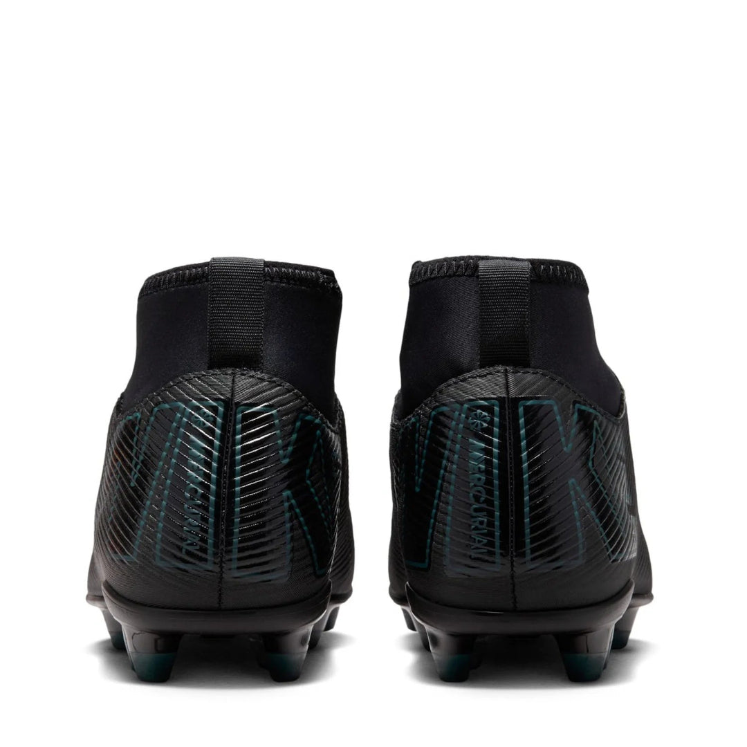 Nike Junior Mercurial Superfly 10 Club Outdoor Soccer Cleats Black/Deep Jungle