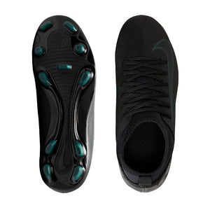 Nike Junior Mercurial Superfly 10 Club Outdoor Soccer Cleats Black/Deep Jungle