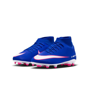 Nike Junior Mercurial Superfly 10 Club Outdoor Soccer Cleats racer blue/white