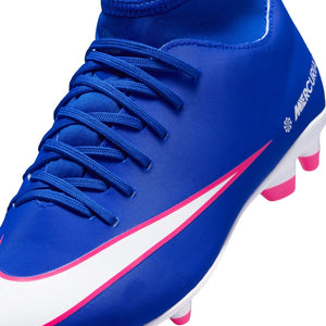 Nike Junior Mercurial Superfly 10 Club Outdoor Soccer Cleats racer blue/white