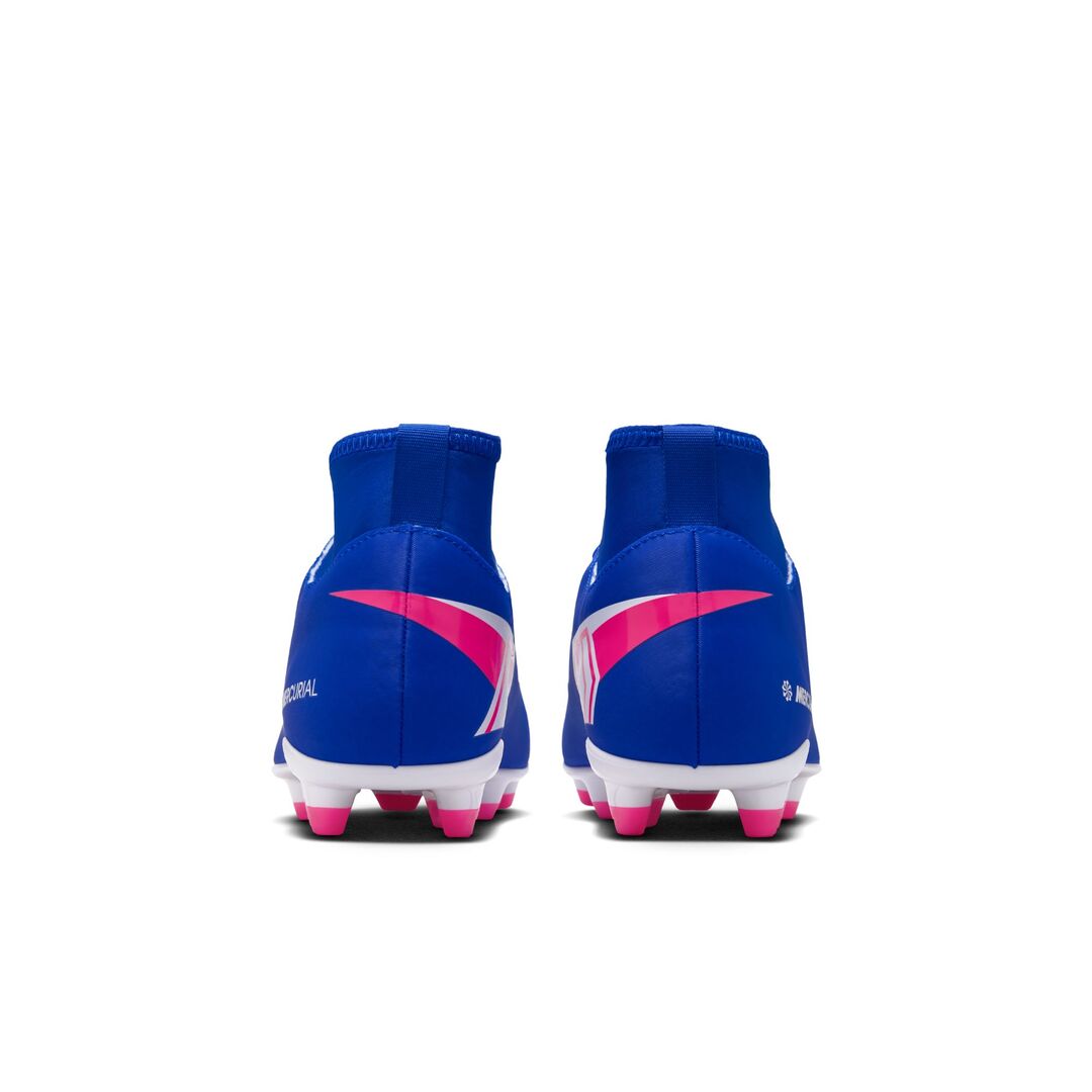 Nike Junior Mercurial Superfly 10 Club Outdoor Soccer Cleats racer blue/white
