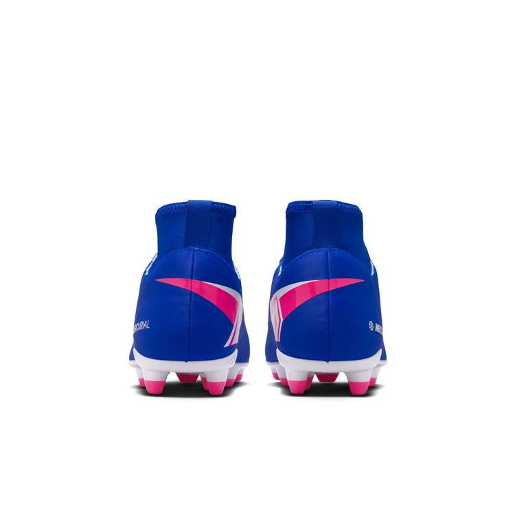 Nike Junior Mercurial Superfly 10 Club Outdoor Soccer Cleats racer blue/white
