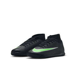 Nike Junior Mercurial Superfly 11 Club Indoor Soccer Shoes black/green