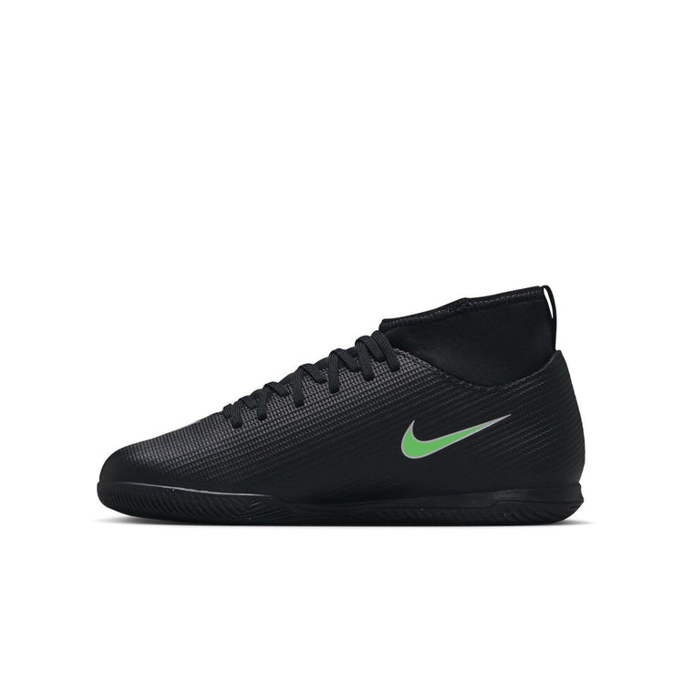 Nike Junior Mercurial Superfly 11 Club Indoor Soccer Shoes black/green
