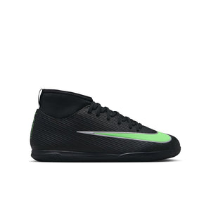 Nike Junior Mercurial Superfly 11 Club Indoor Soccer Shoes black/green