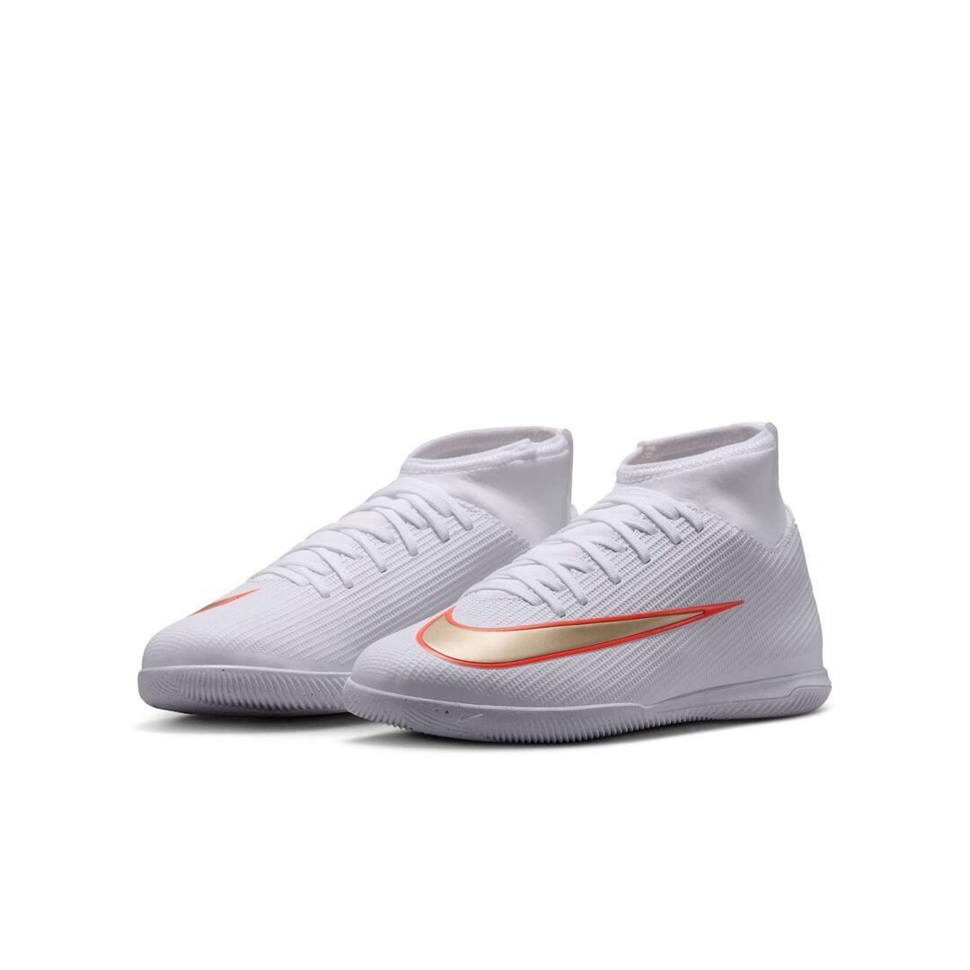 Nike Junior Mercurial Superfly 11 Club Indoor Soccer Shoes white/crimson