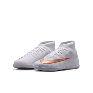 Nike Junior Mercurial Superfly 11 Club Indoor Soccer Shoes white/crimson