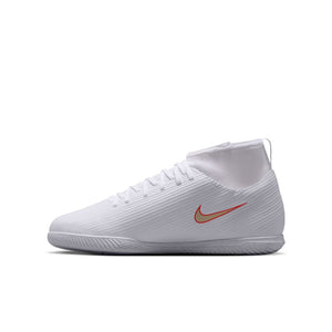 Nike Junior Mercurial Superfly 11 Club Indoor Soccer Shoes white/crimson